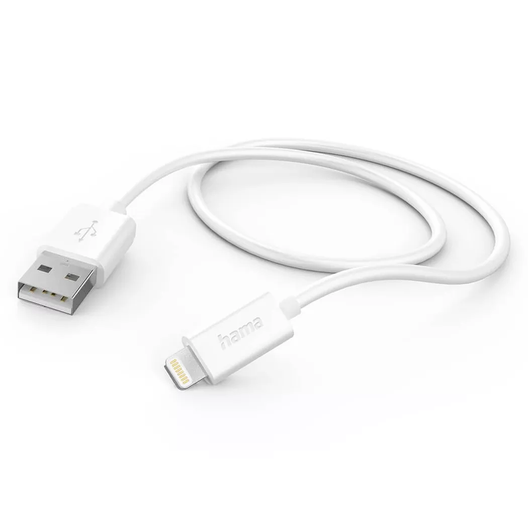 Hama 00201579 Lightning-Kabel 1 m Weiß