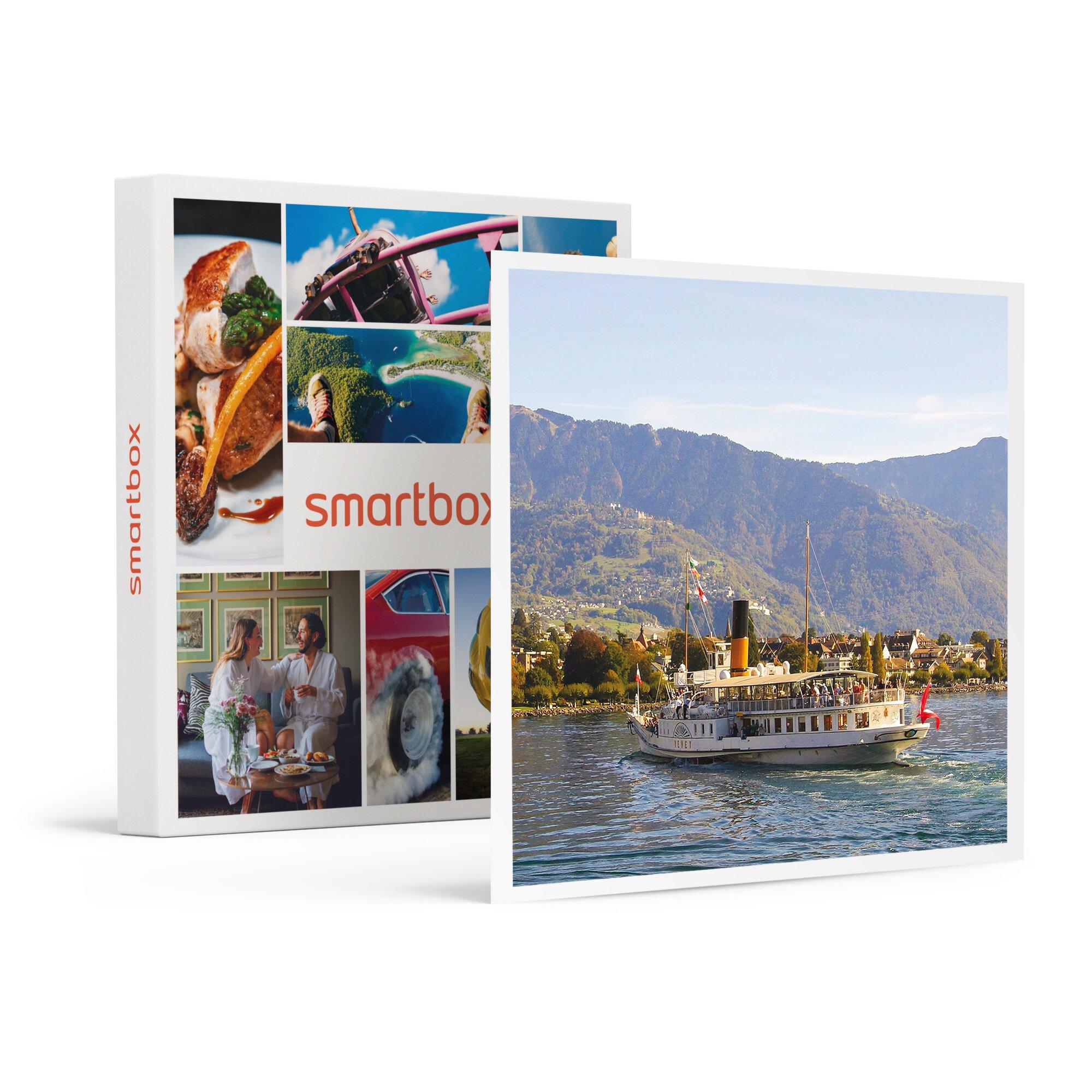 Smartbox  Moments magiques sur le lac Léman lors d'une croisière romantique pour 2 - Coffret Cadeau 