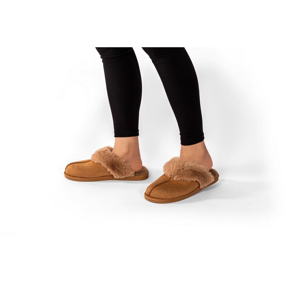 Tiseco SNUGGS Wildlederimitat Pantoffeln  