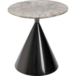 KARE Design Table d&#039;appoint Rita noire ronde 50  