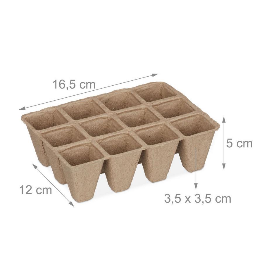 B2X Pots carrés en fibre  