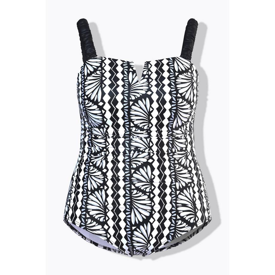 Ulla Popken Costume da bagno Spalline elastiche Coppe morbide Riciclato  