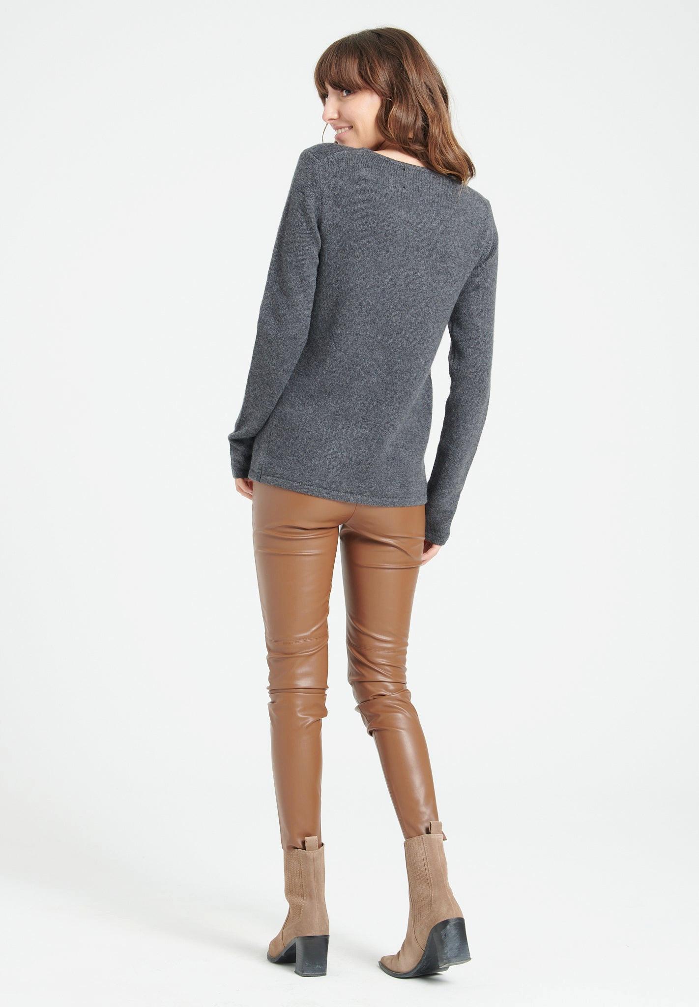 Studio Cashmere8  LILLY 18 Bootskragen Pullover 4 Sohn - 100% Kaschmir 