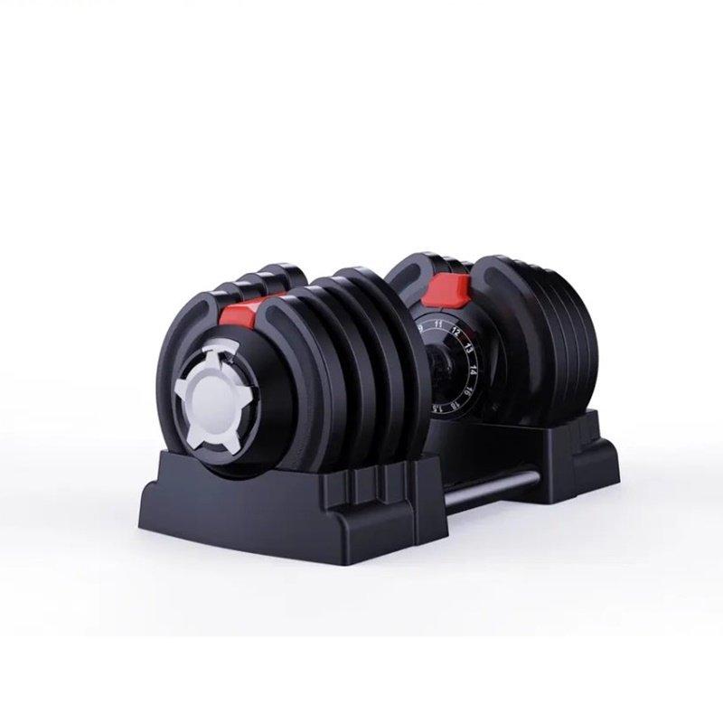 SwissGym  3in1 haltère long réglable + haltère court, kettlebell réglable 1,5 - 18kg 