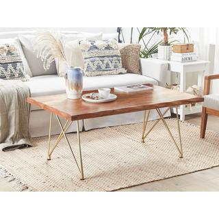 Beliani Table basse en Acacia Glamour RALEY  