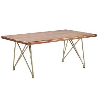 Beliani Table basse en Acacia Glamour RALEY  