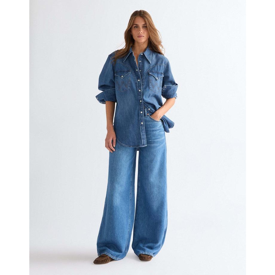 Wrangler Jeans Canyon Gamba Larga  