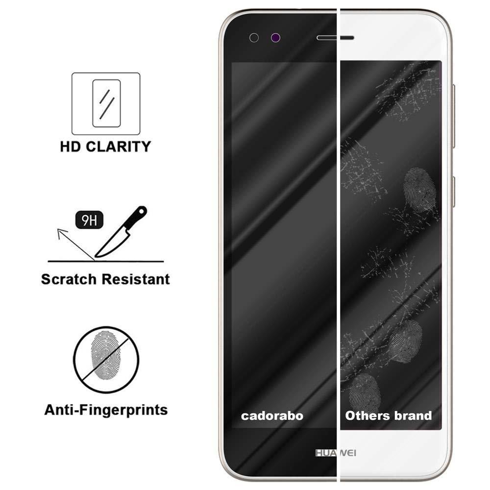 Cadorabo  Plein écran Film de protection compatible avec Huawei Enjoy 7 - Verre de protection d'écran durci (Tempered) d'une dureté de 9H avec 3D Touch 