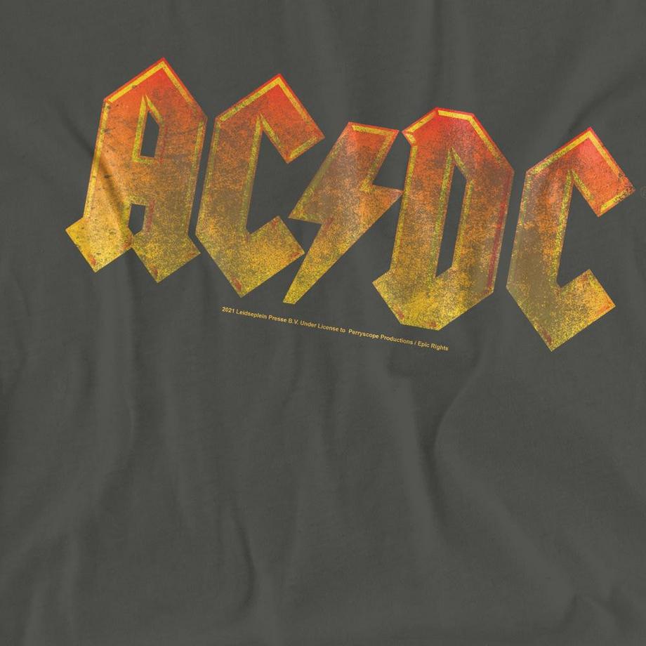 AC/DC ACDC T-Shirt Stampata Vestibilità Regolare  