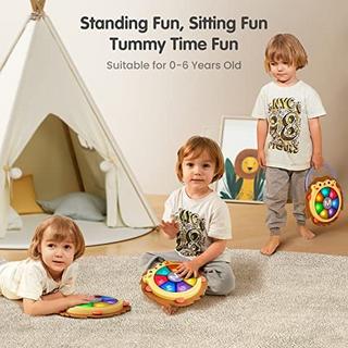 Activity-board  Jouet musical pour bébé, tambour pour bébé avec lumière et son 