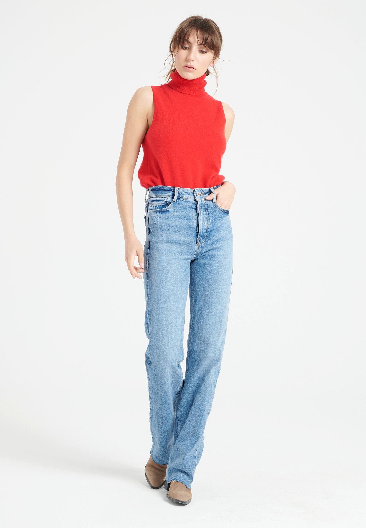 Studio Cashmere8 LILLY 13 Ärmelloser Rollkragenpullover  