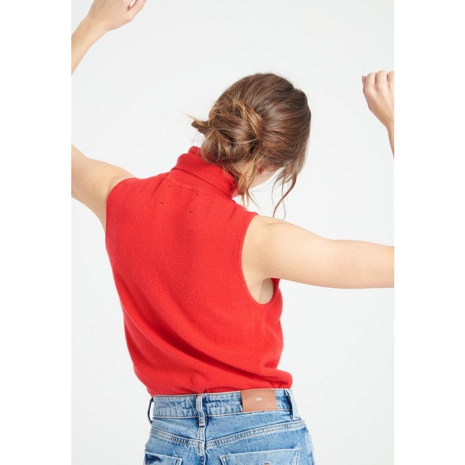 Studio Cashmere8 LILLY 13 Pull col roulé sans manches  