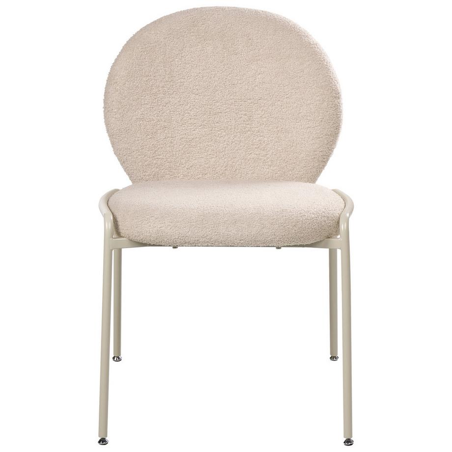 Beliani Set mit 2 Stühlen aus Bouclé Minimalistisch ELLIE  