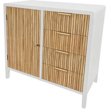 mutoni Sideboard Charley weiss natur 80x40  