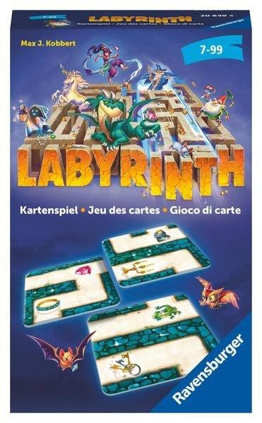 Ravensburger  Ravensburger® - Labyrinth Kartenspiel 20849 - Der Familienklassiker für 2 - 6 Spieler - Spiel für Kinder ab 7 Jahren 