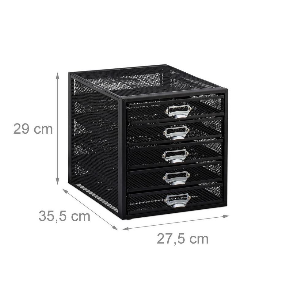 B2X Scrivania portaoggetti A4 con 5 cassetti  