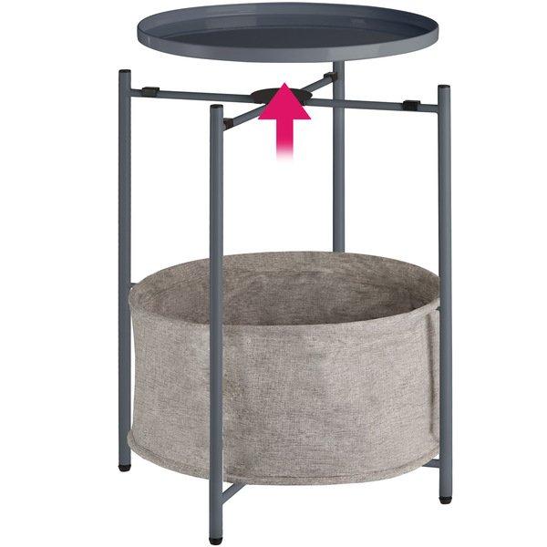 Tectake Beistelltisch Canterbury 45,5x45,5x53cm  