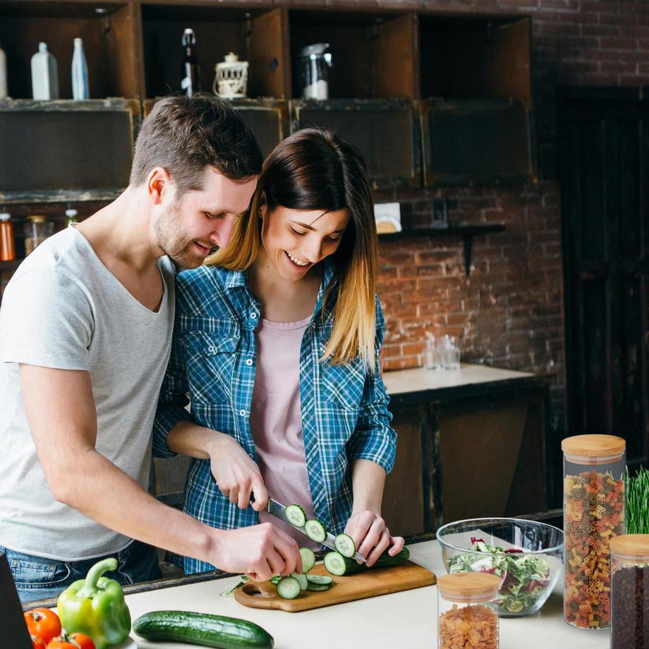 B2X 3 pièces. pots de conservation 1800 ml  