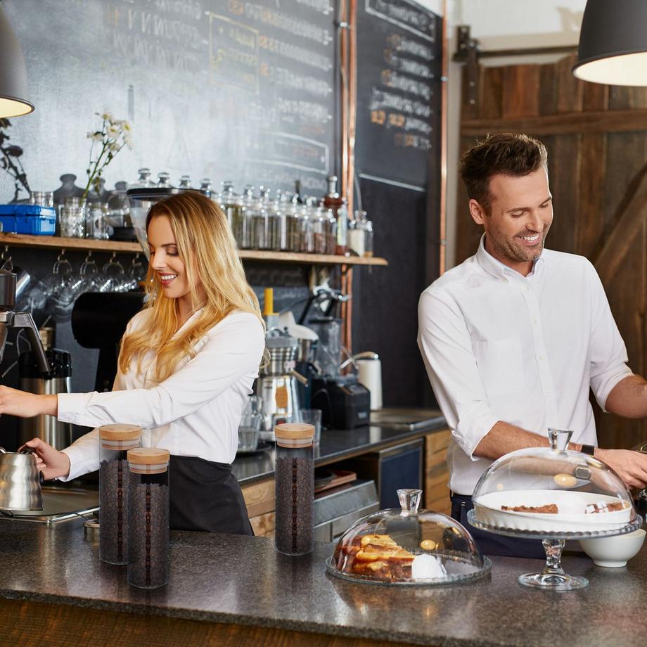 B2X 3 pièces. pots de conservation 1800 ml  