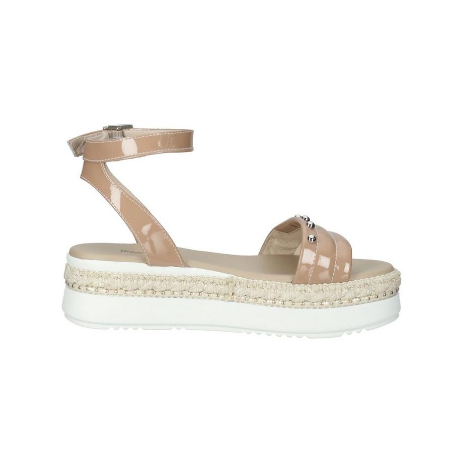 Nero Giardini Sandali con plateau e borchie  