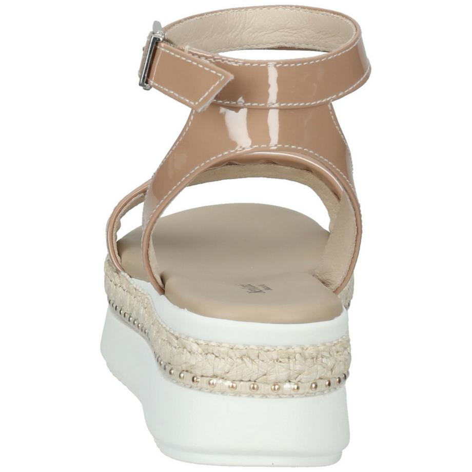 Nero Giardini Sandali con plateau e borchie  