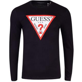 GUESS Original Logo Langarmshirt  