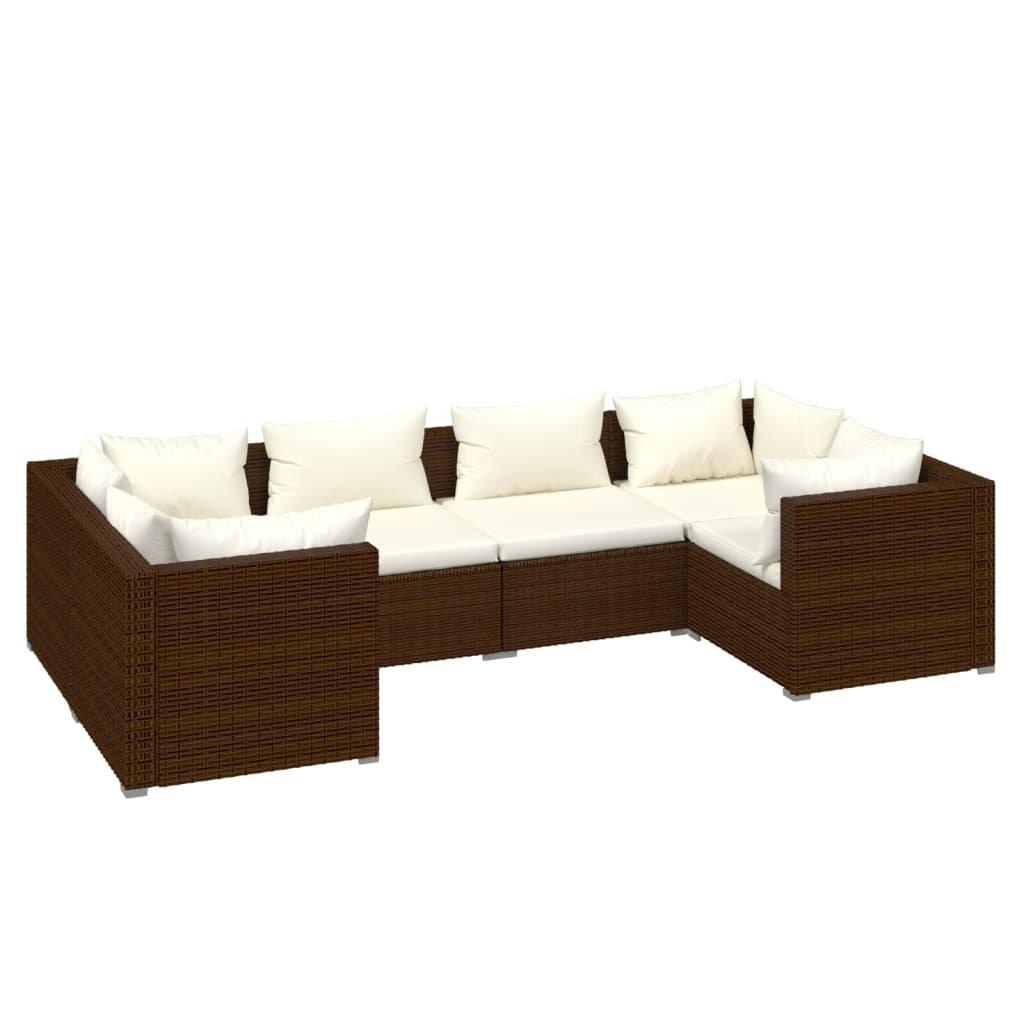 VidaXL Garten-lounge-set poly-rattan  