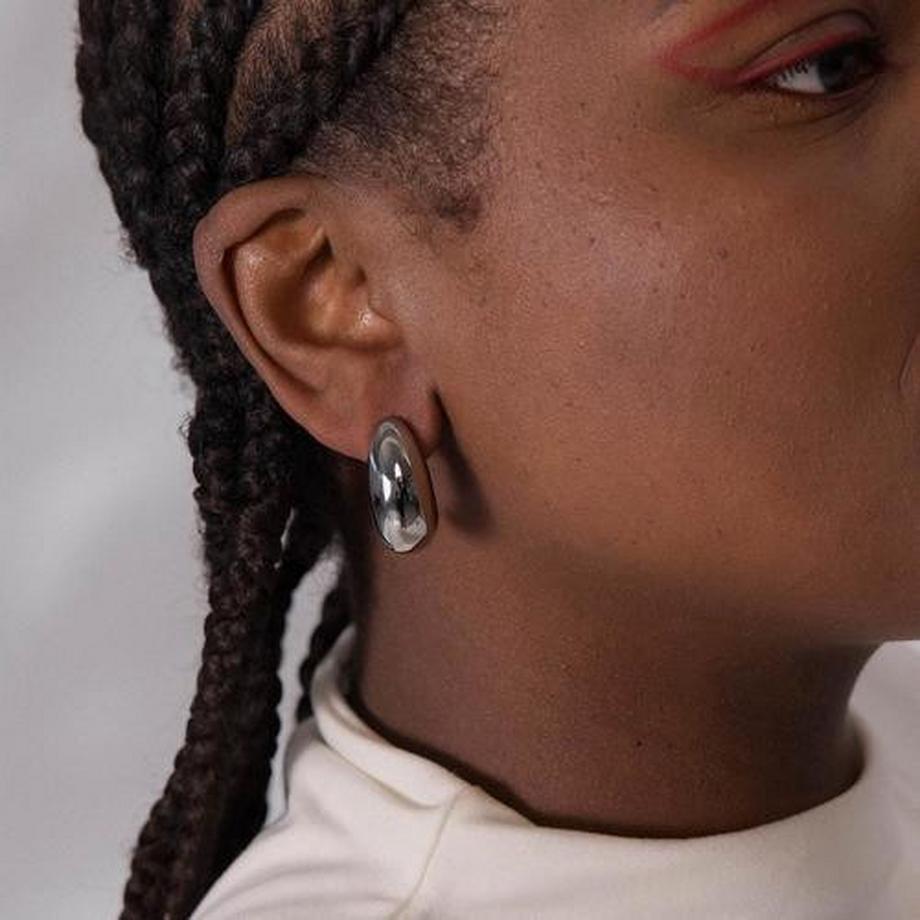 Purelei  Purelei Big Drop Ohrringe silber 