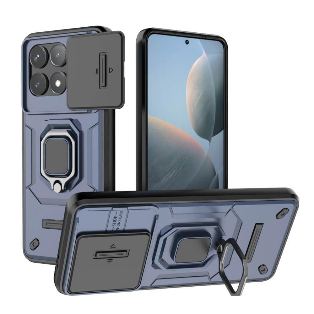 Cover-Discount  Xiaomi Poco F6 Pro - Custodia Armor con kickstand 