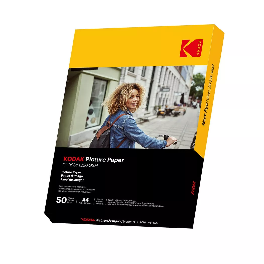 Kodak – glänzendes Fotopapier, 210x297mm
