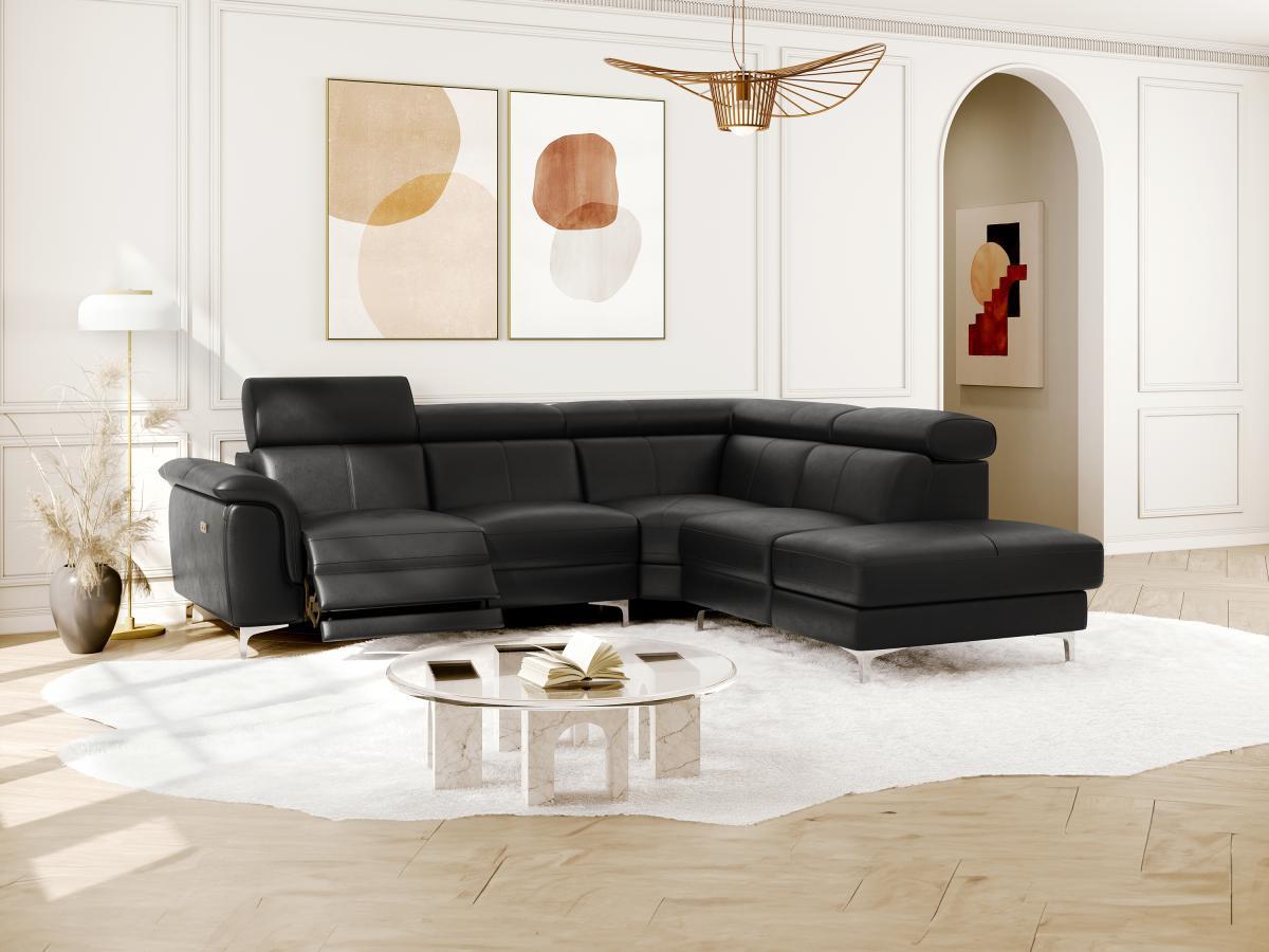 LINEA SOFA Relaxsofa Leder Ecksofa elektrisch Sitia Ecke Rechts  