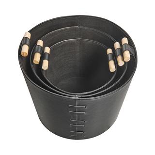 Beliani Korb, Büroaccessoires en Pelle sintetica Moderno ARAM  