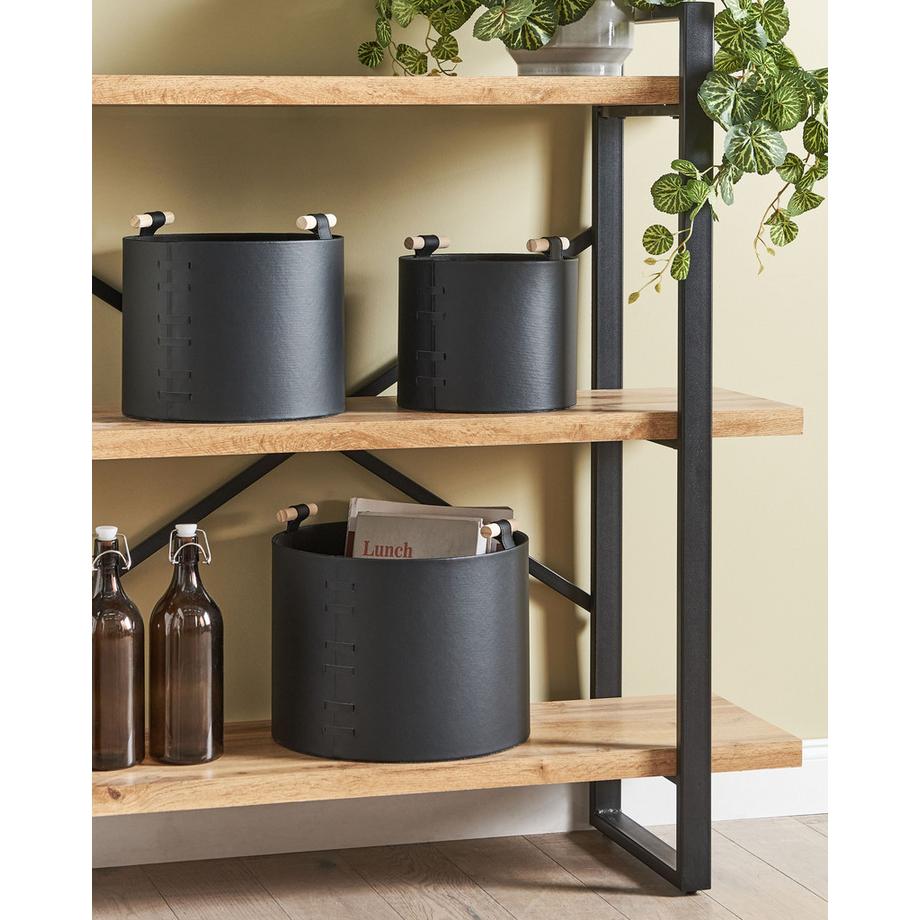 Beliani Korb, Büroaccessoires en Pelle sintetica Moderno ARAM  