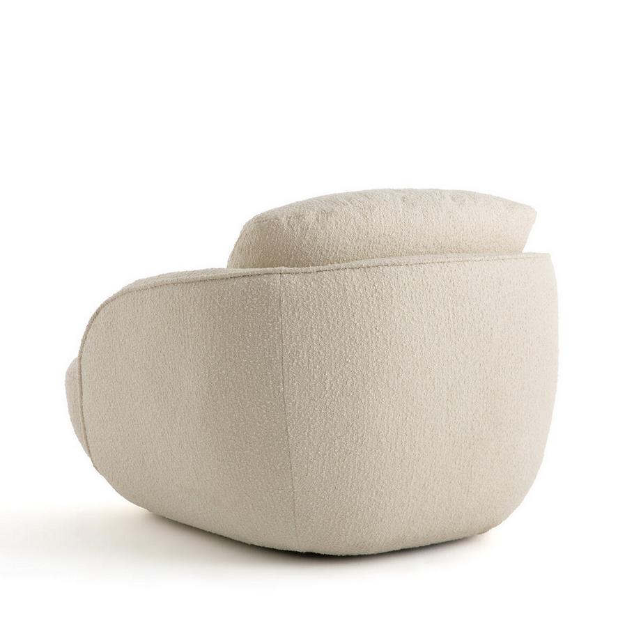 AM.PM Fauteuil boule XL tissu bouclette  