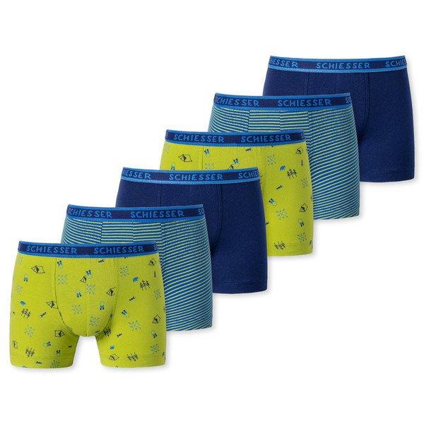 Schiesser  95/5 Coton bio - lot de 6 - Boxers 