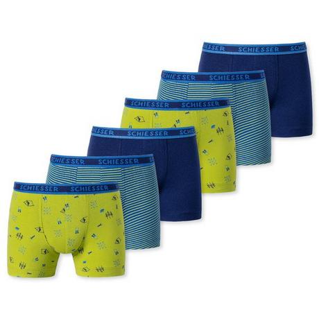 Schiesser  95/5 Coton bio - lot de 6 - Boxers 