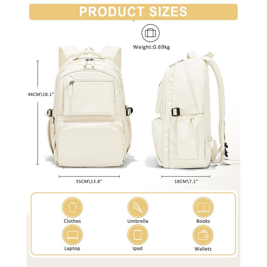 Only-bags.store Sac à dos léger adolescent université  
