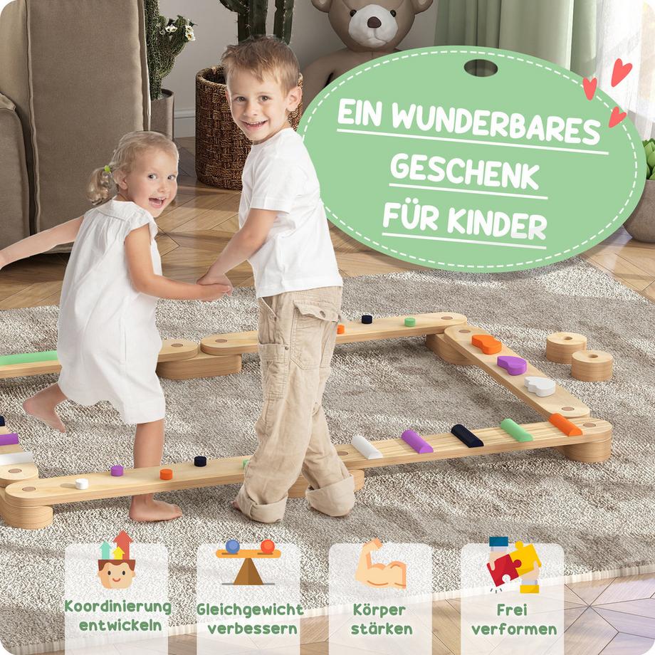 AIYAPLAY  Kinder Balancierbalken 