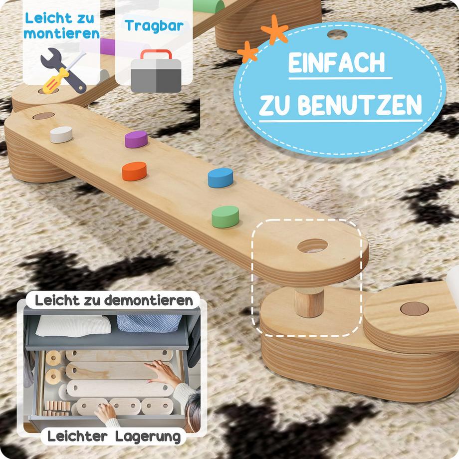 AIYAPLAY  Kinder Balancierbalken 