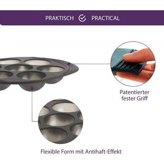 mastrad  Moule à pâtisserie demi-sphère en silicone 