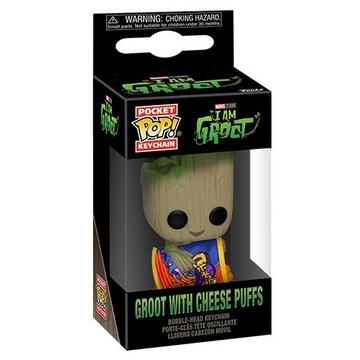 Key Funko POP! I Am Groot : Groot w/Cheese Puffs