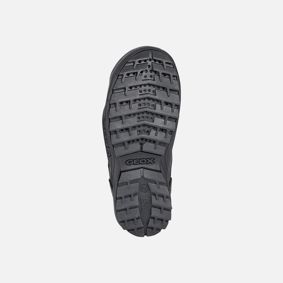 GEOX Savage Baskets en Cuir Lisse  