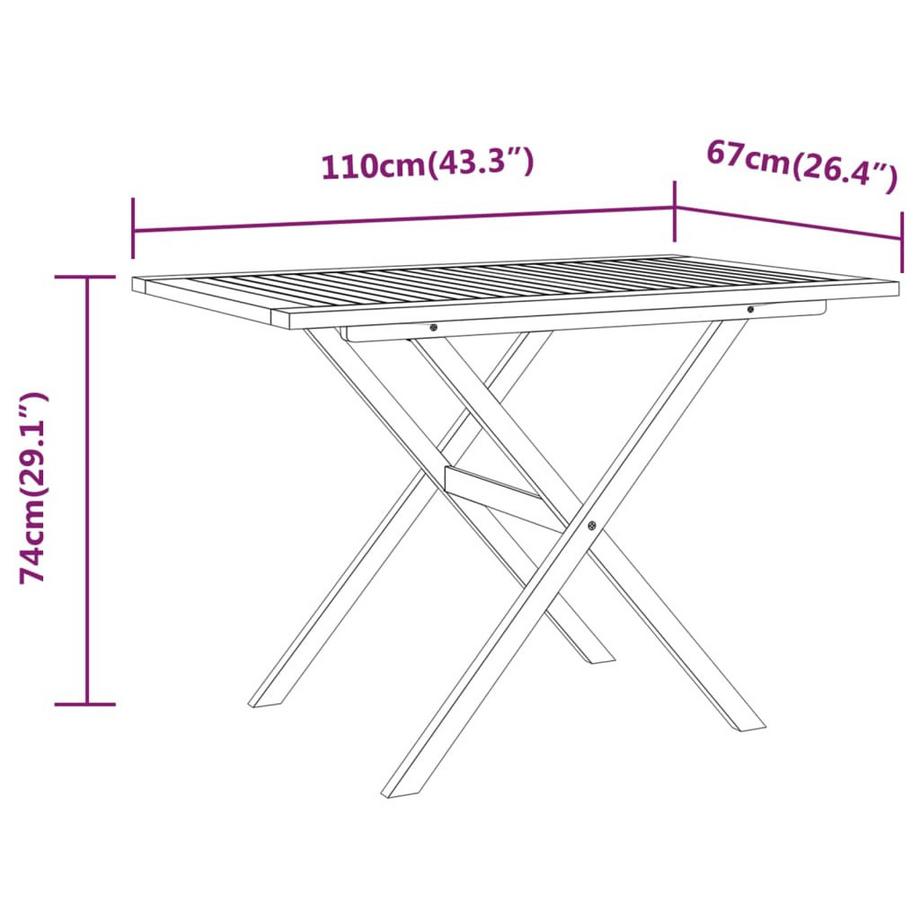 VidaXL set da pranzo da giardino Polirattan  