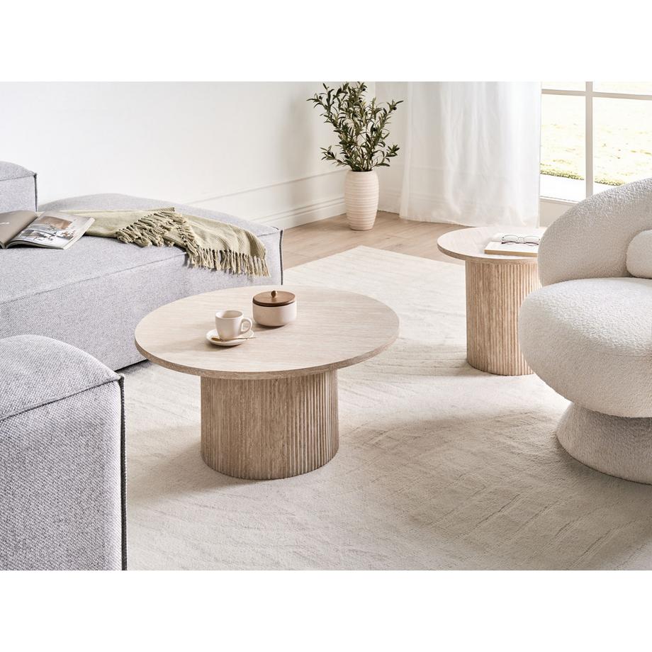 Beliani Table basse en MDF Minimaliste AMMON  