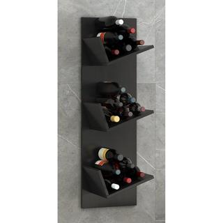 VCM Holzregal hängend | platzsparendes Regal | Maße: 106 x B. 33 x T. 26 cm | Elegantes Regal hängend | Aufbewahrungsregal | Bücherregal | Wandboard  Wein  