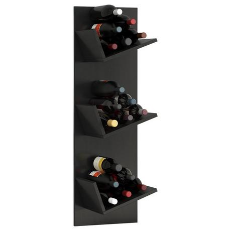 VCM Holzregal hängend | platzsparendes Regal | Maße: 106 x B. 33 x T. 26 cm | Elegantes Regal hängend | Aufbewahrungsregal | Bücherregal | Wandboard  Wein  