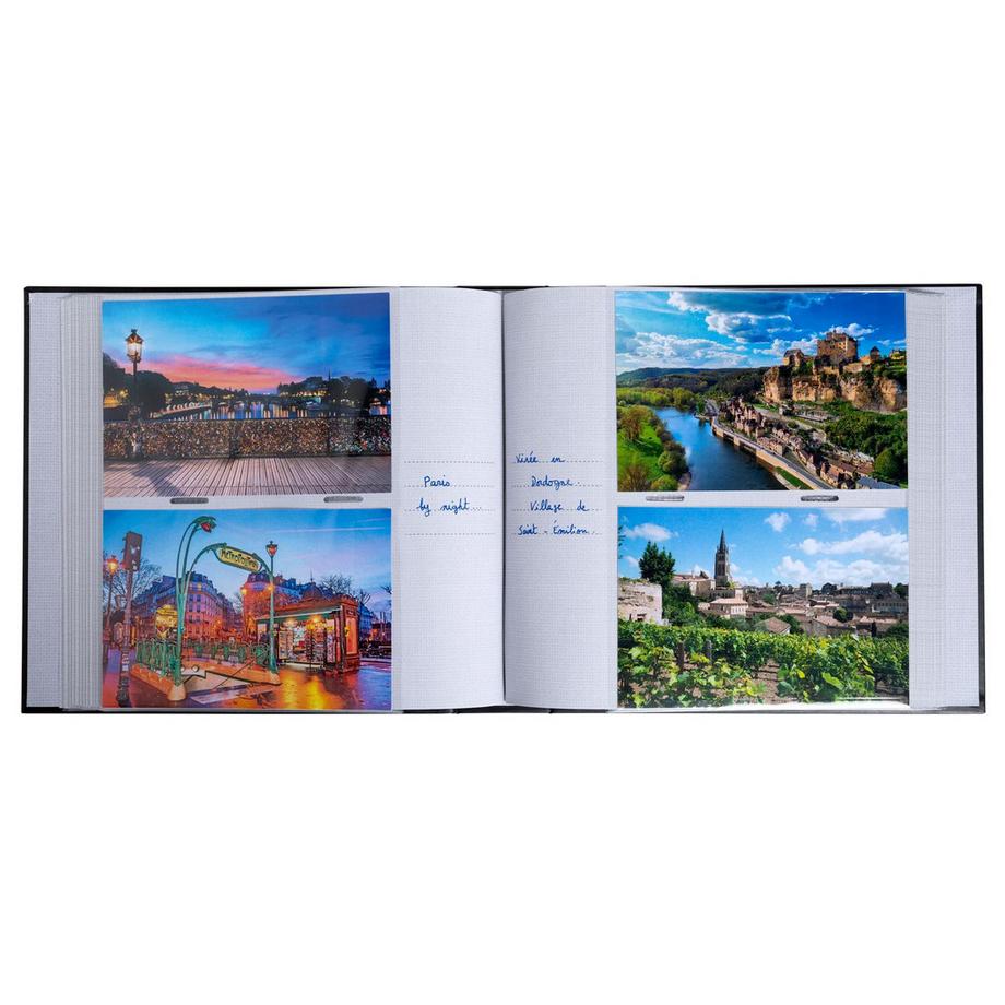 Exacompta Einsteckalbum für 200 Fotos, 22,5x22cm, Rainbow - x 6  