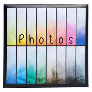 Einsteckalbum für 200 Fotos, 22,5x22cm, Rainbow - x 6