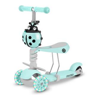 B2X  Dreirädriger Roller Ricokids Buggy – Mintgrün 