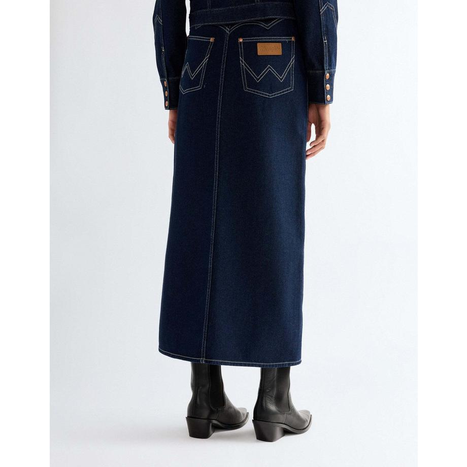 Wrangler Jupe en jean Western Midi  